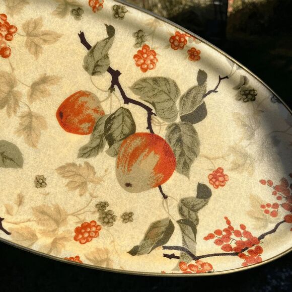 Arnold Designs LTD Chalford Glos Fiberglass Tray Fruit & Berry 1960s England VTG - Picture 8 of 11